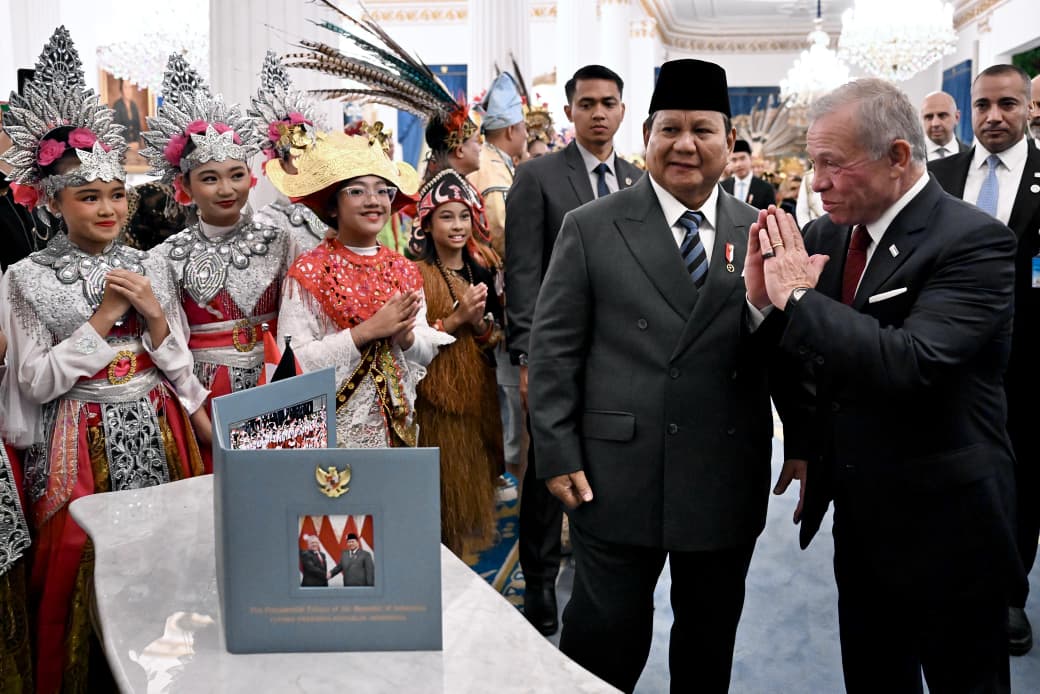 Indonesia–Yordania Pererat Hubungan Strategis Lewat Jamuan Kenegaraan di Istana Negara Jakarta