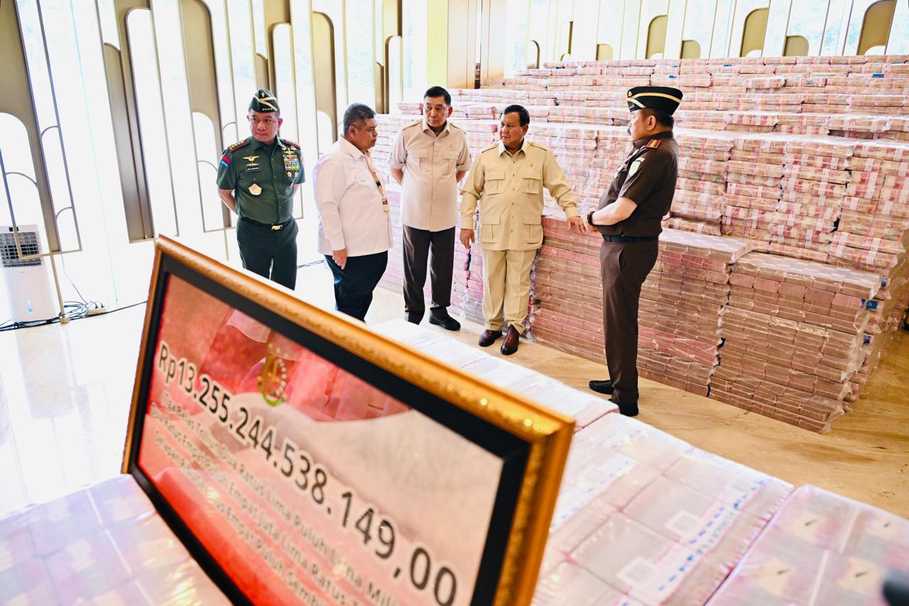 Di Bawah Arahan Presiden Prabowo, Rp13,25 Triliun Kerugian Negara Berhasil Dikembalikan