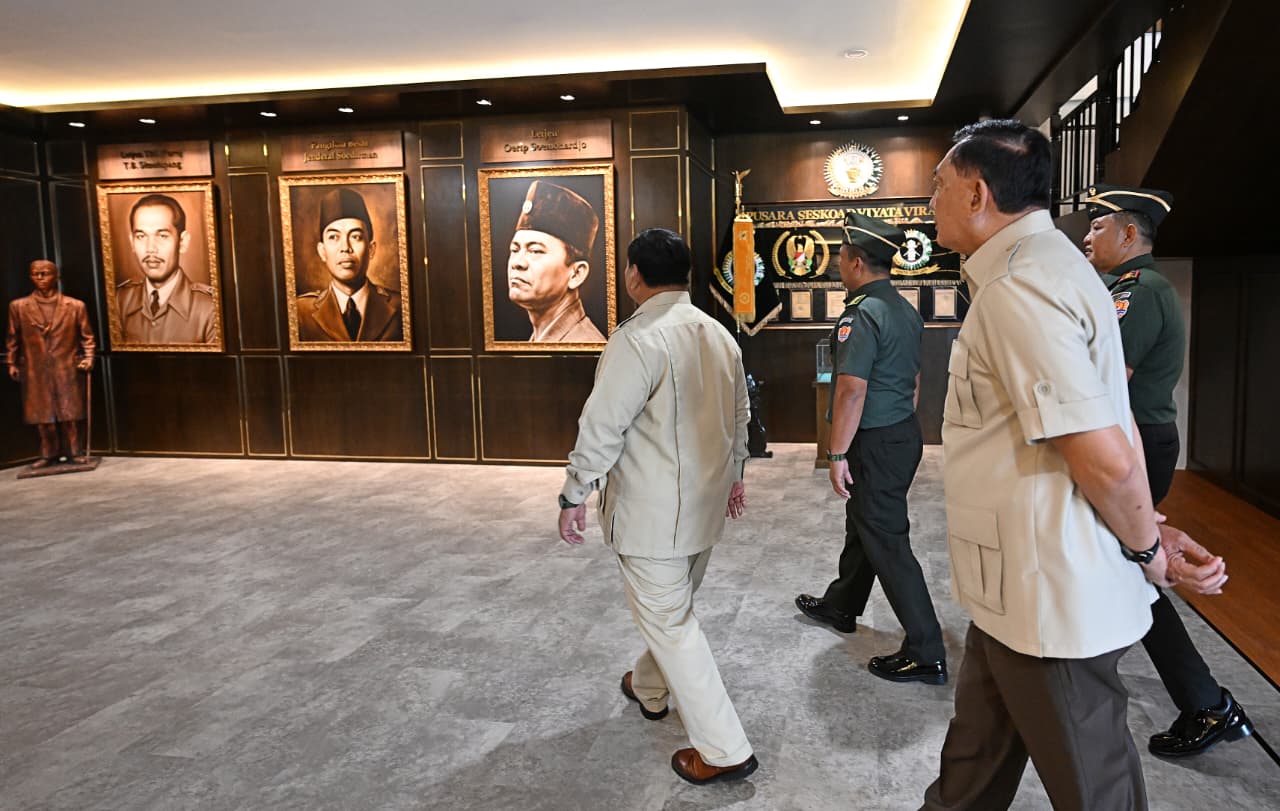 Kawah Candradimuka Pemimpin Bangsa, Presiden Prabowo Resmikan Museum dan Perpustakaan Seskoad