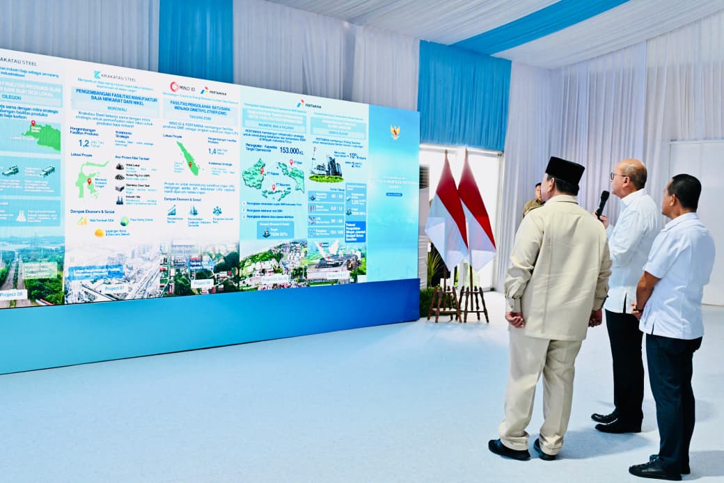 Presiden Prabowo Lakukan Groundbreaking 13 Proyek Hilirisasi Nasional Tahap II Senilai Rp116 Triliun