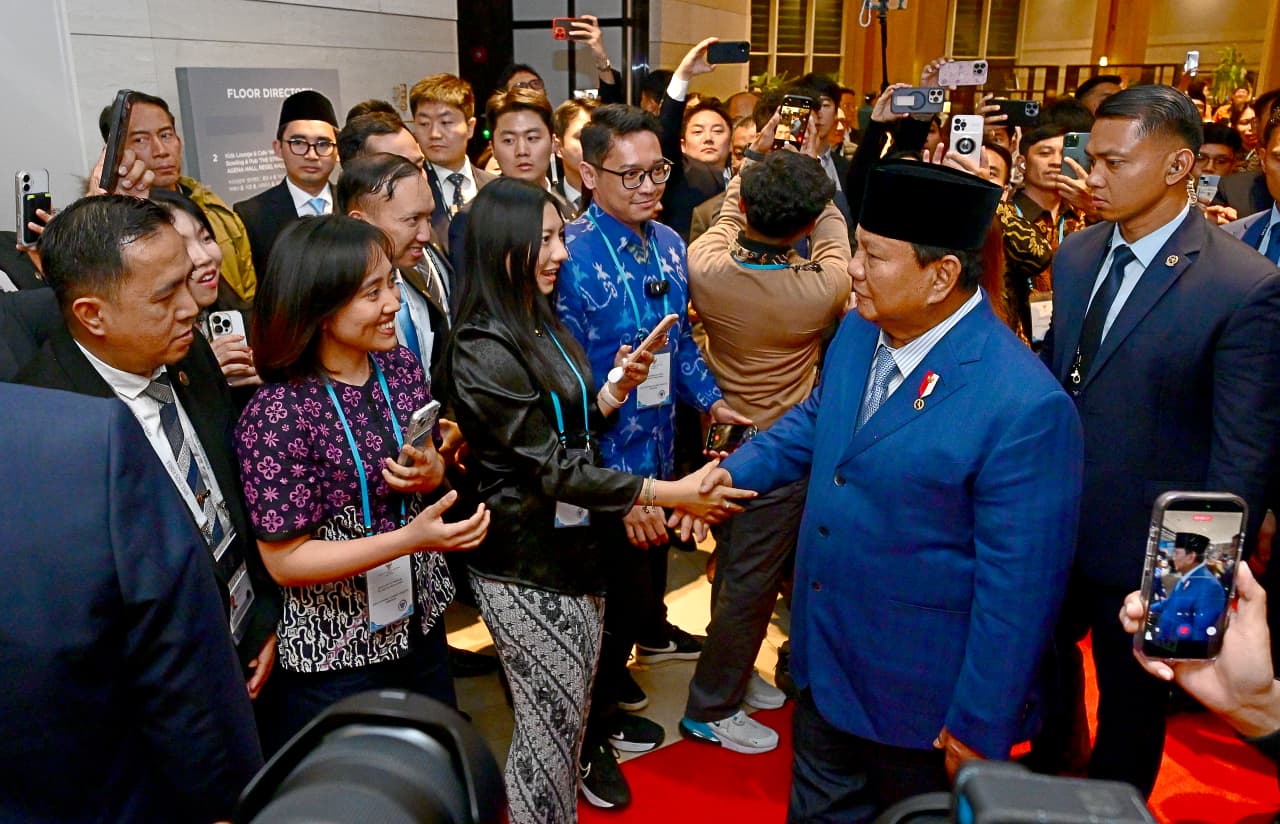 Hangatnya Sambutan Diaspora Indonesia untuk Presiden Prabowo di Gyeongju