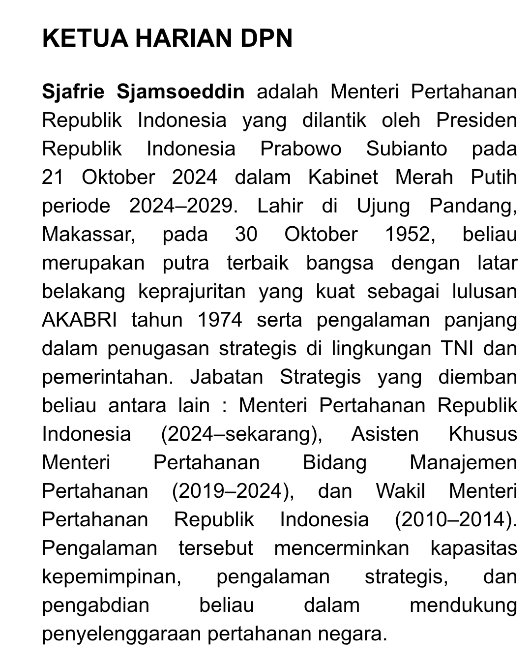 Profil Ketua Harian DPN big-1